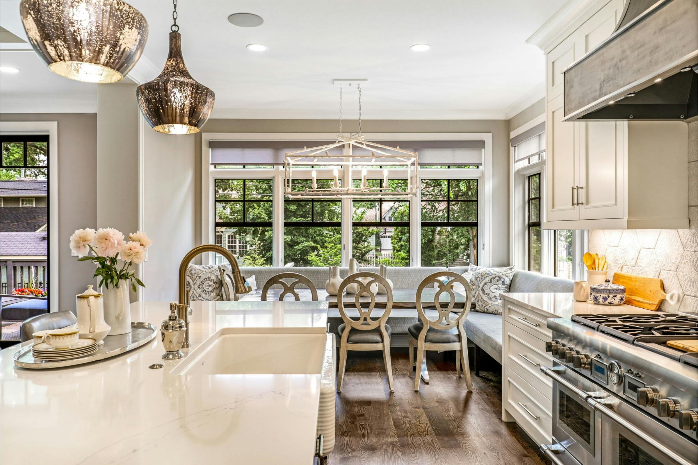 Open-Concept Living , Edina, MN — interior design by Eminent Interior Design