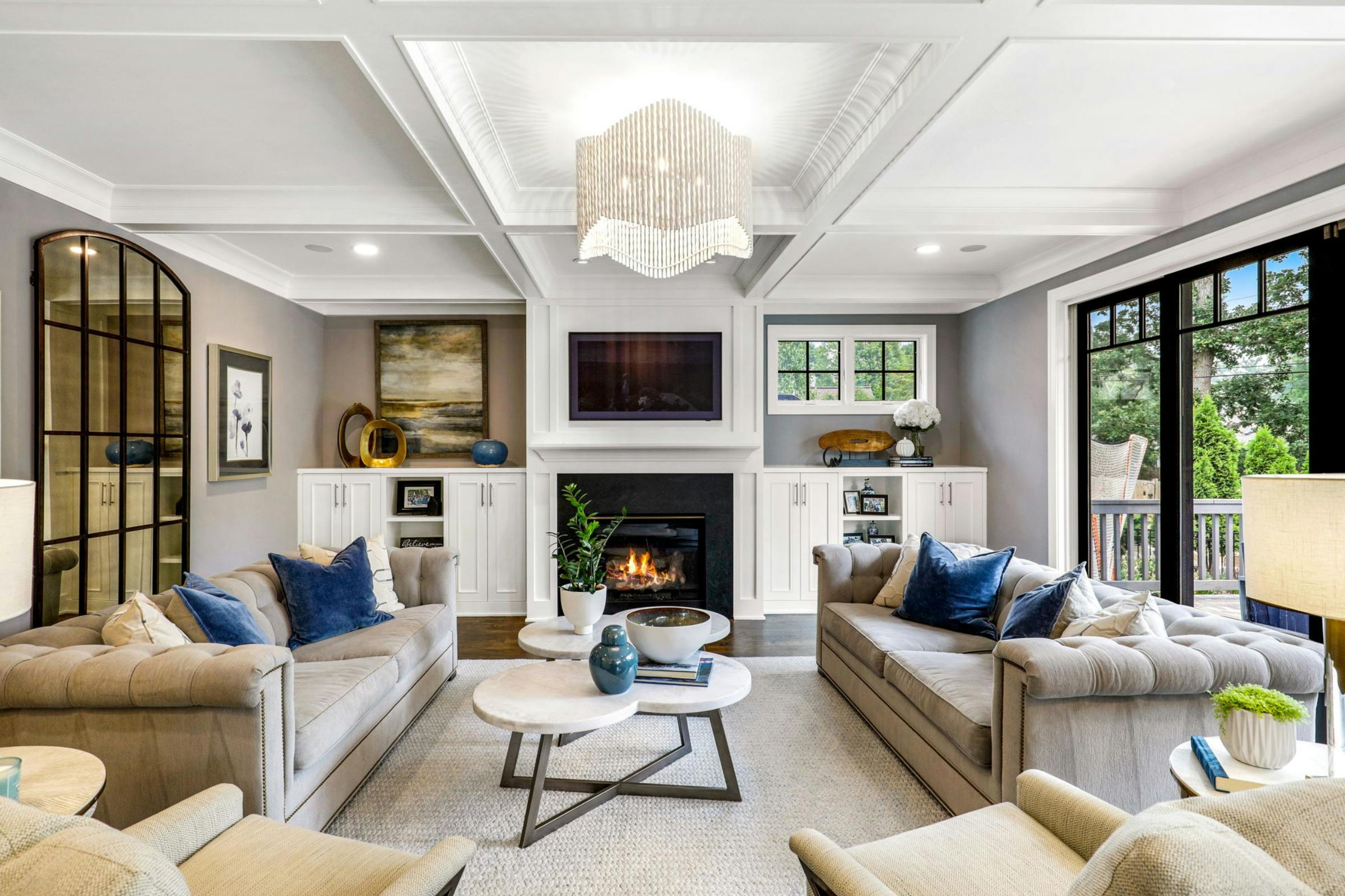 Open-Concept Living , Edina, MN — interior design by Eminent Interior Design