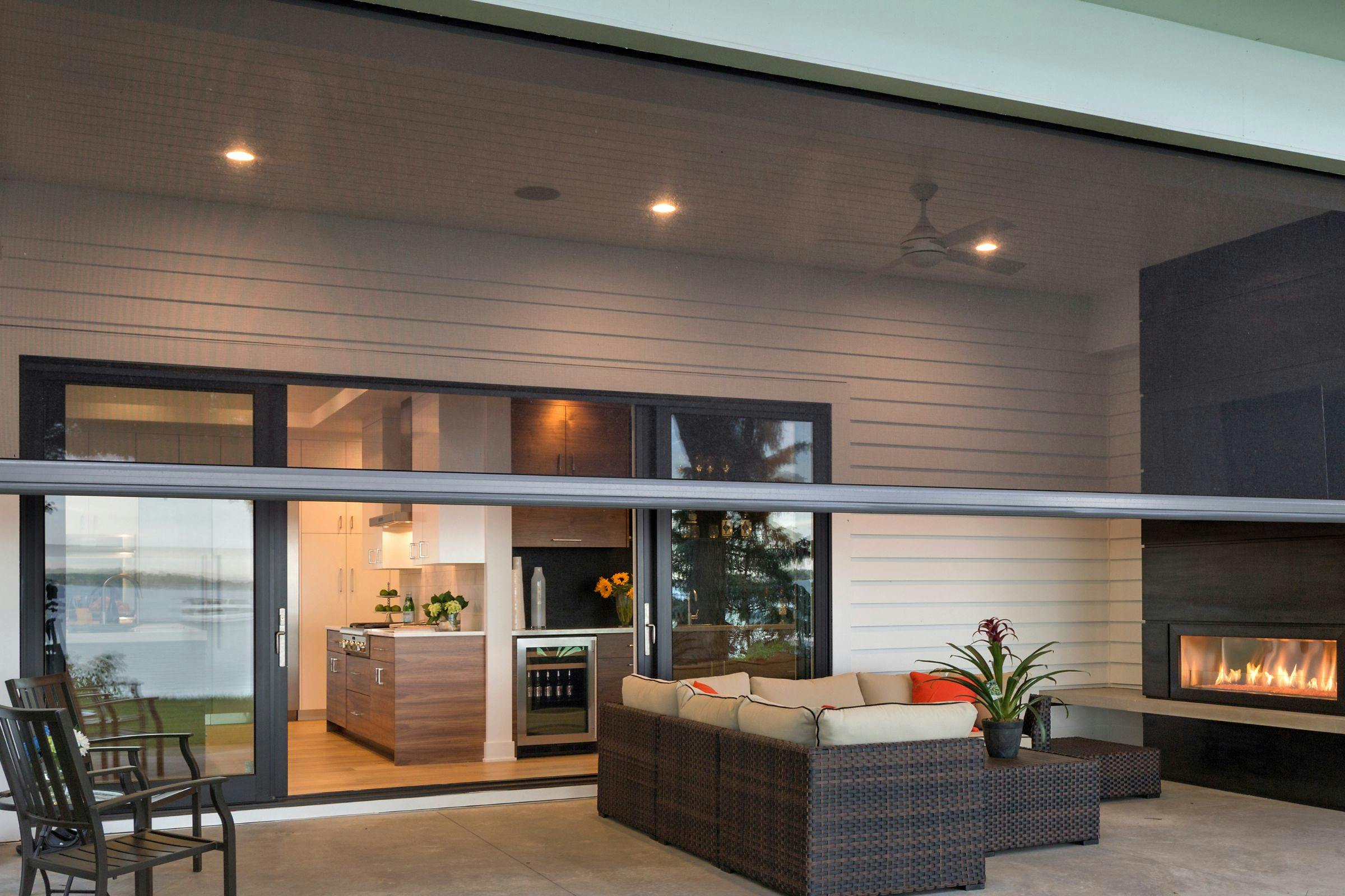 Custom Lake Home Design, Lake Minnetonka, MN — interior design by Eminent Interior Design
