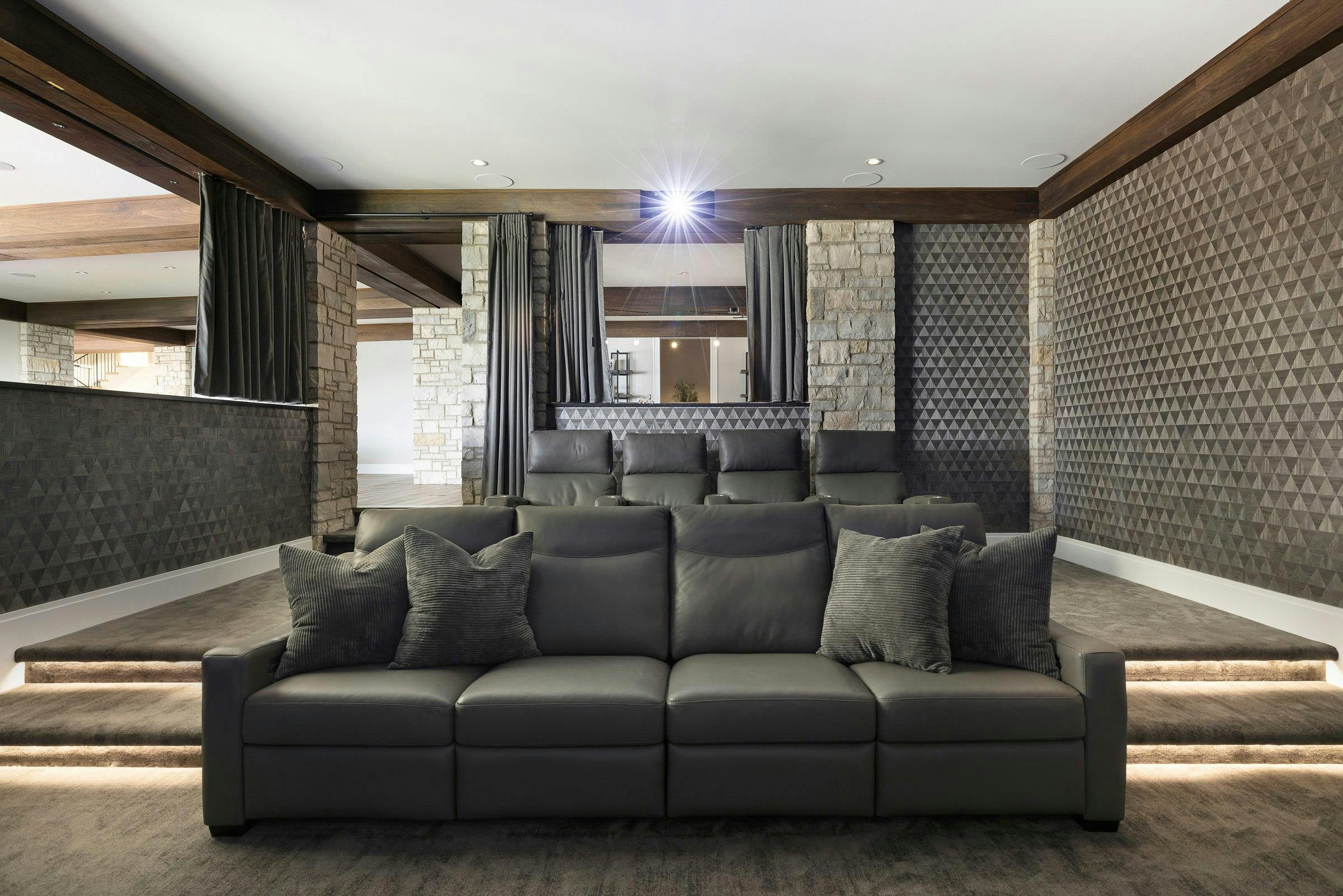 Home Entertainment Design, Wayzata, MN — interior design by Eminent Interior Design