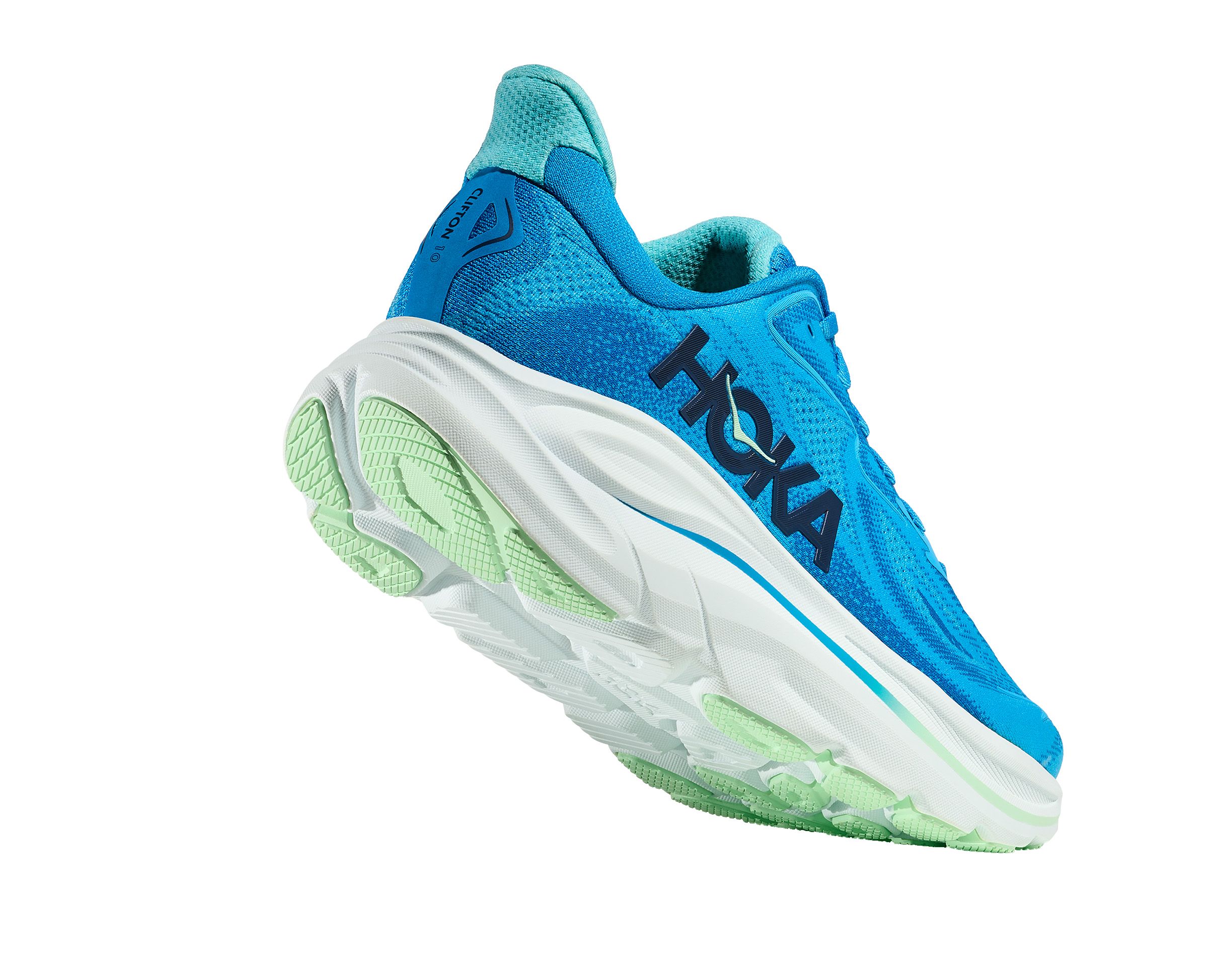 Hoka Clifton 10 M löparsko i färgen Hoka Blue/Skyward Blue