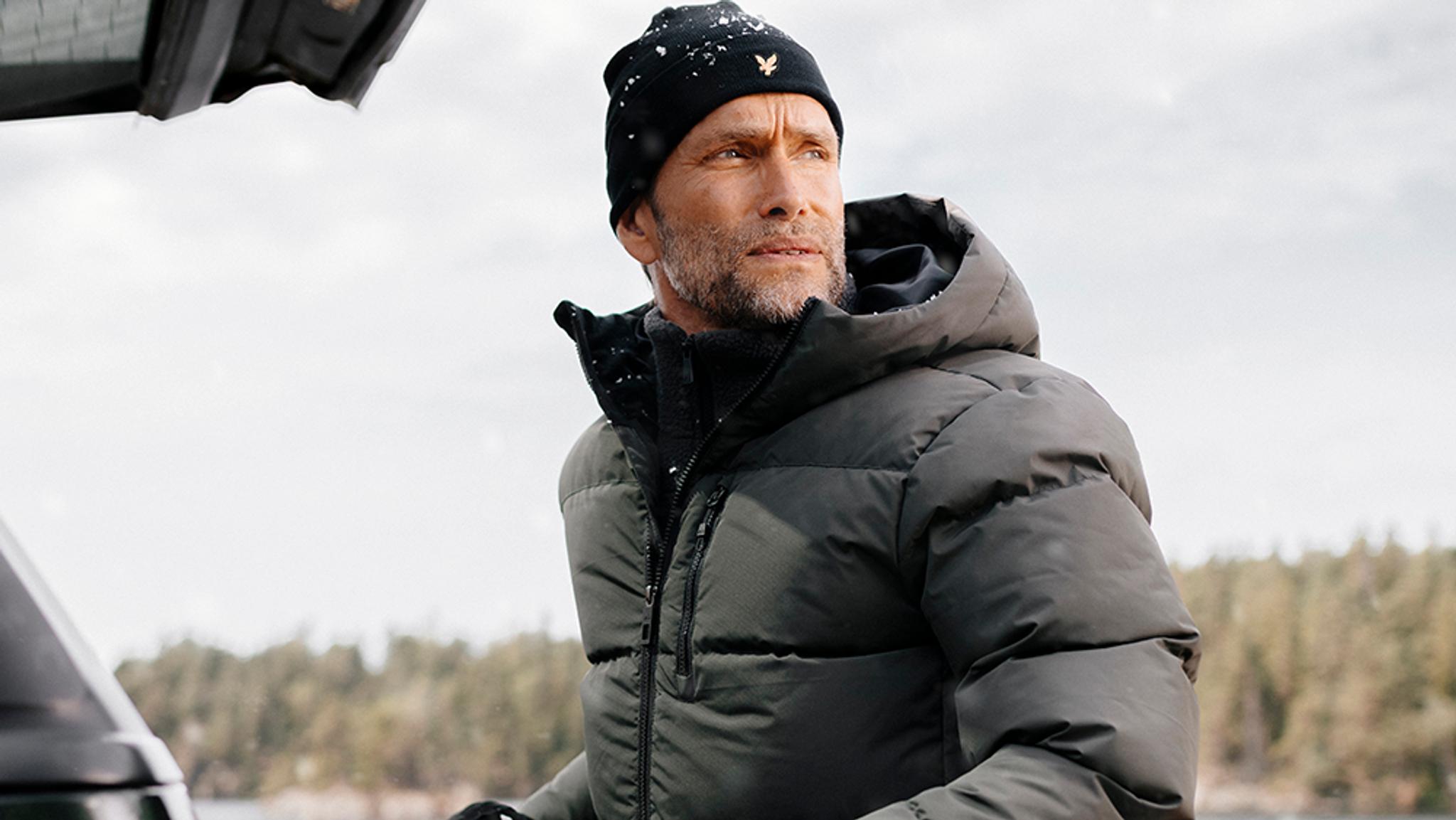 a man in a new jacket .