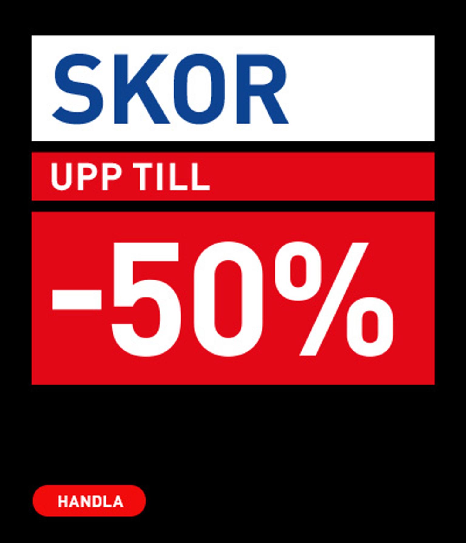 Advertisement for shoes with up to 50% off and a "Shop" button.