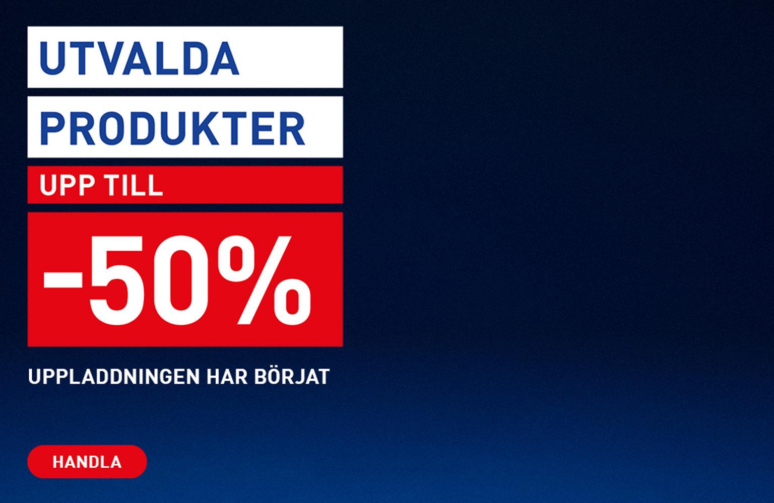 Up to 50% off selected products. Shop now.