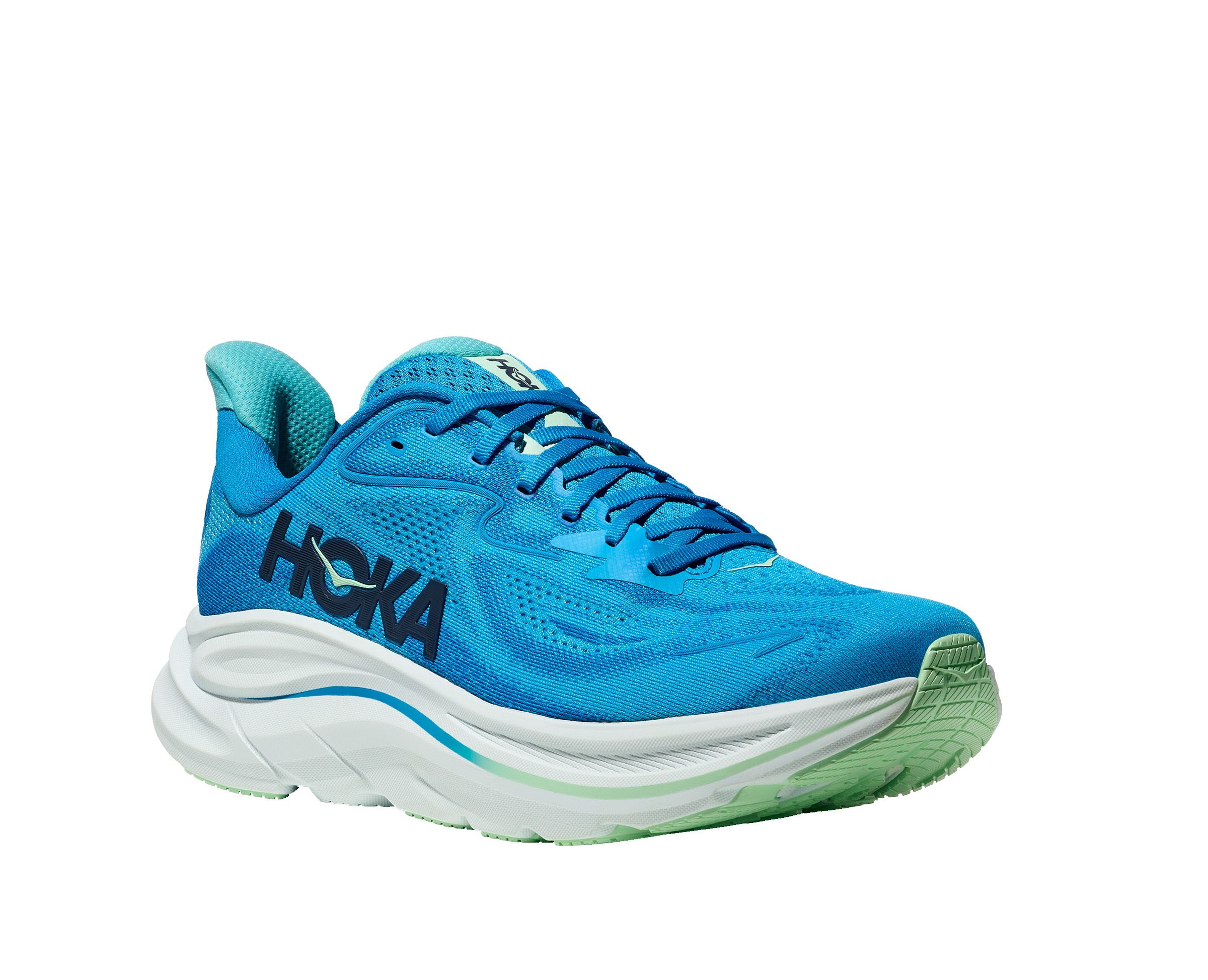 Hoka Clifton 10 M löparsko i färgen Hoka Blue/Skyward Blue