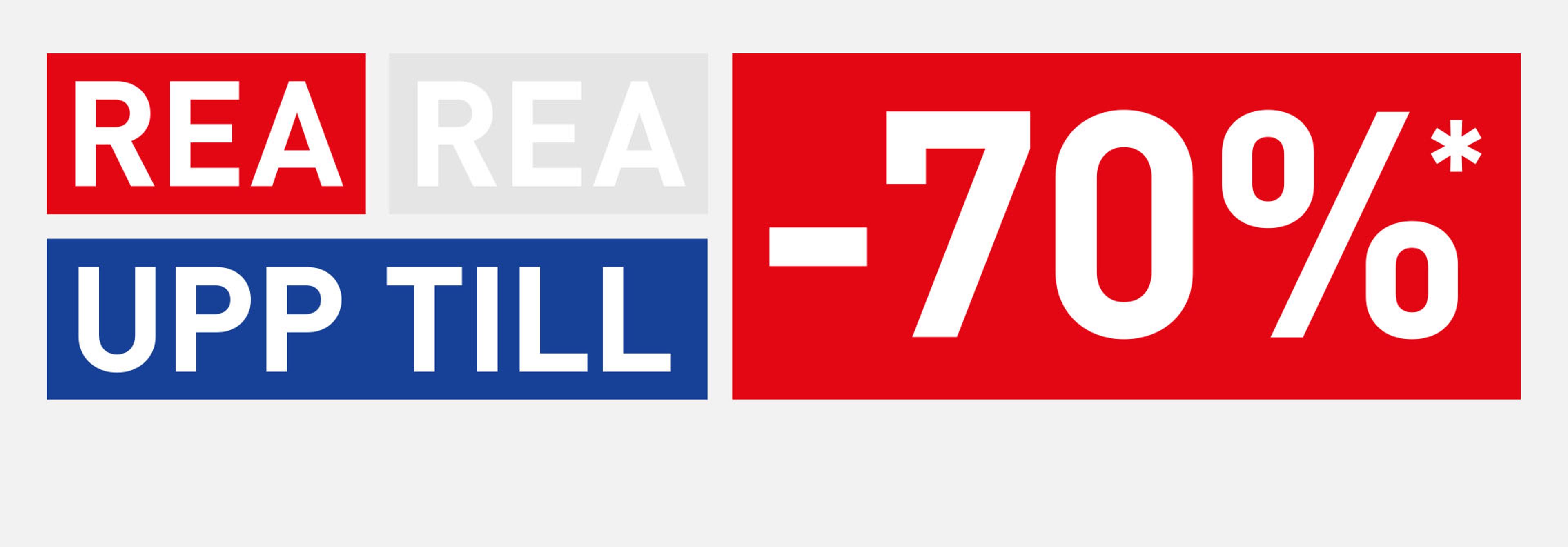 REA UPP TILL -70%*