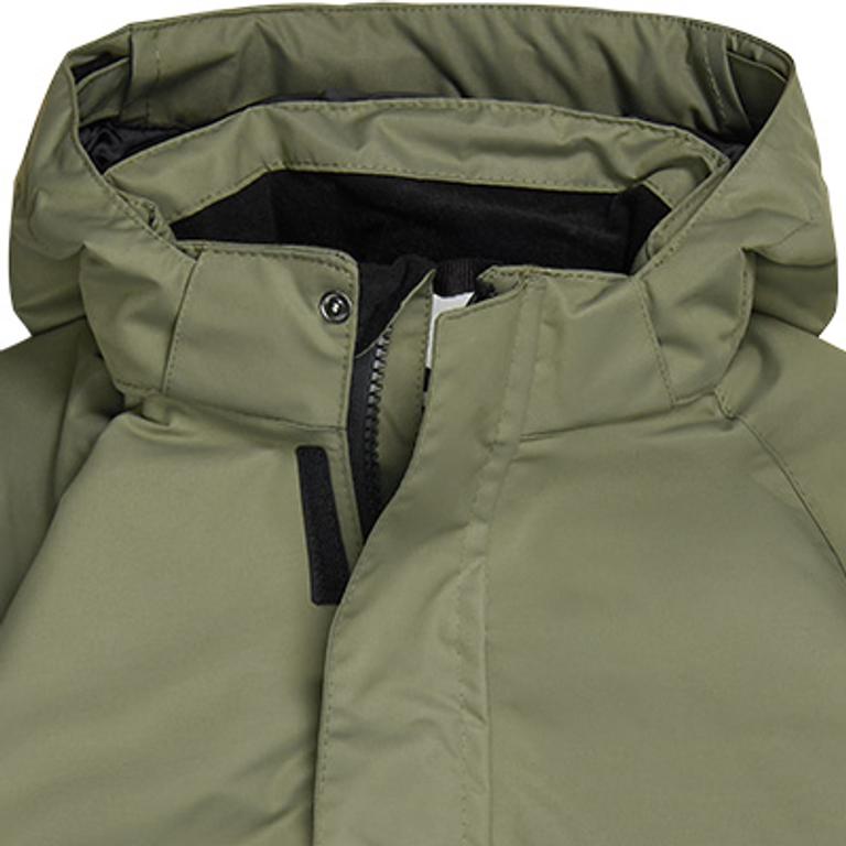 Strukturerad och avtagbar huva 