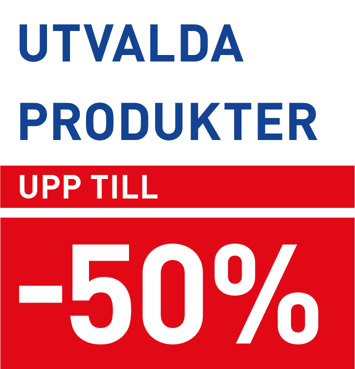 Selected products up to 50% off.