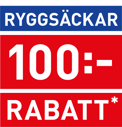 Backpacks 100:- discount*