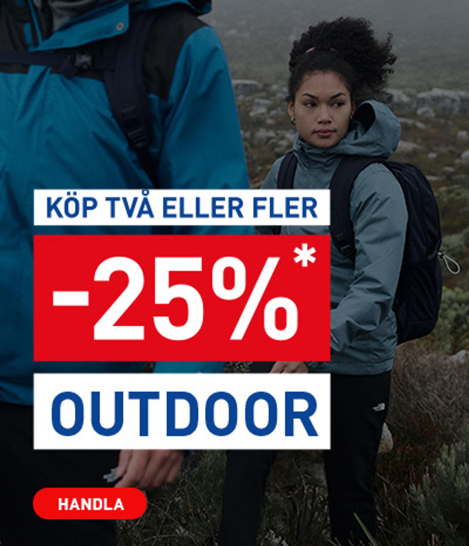 Advertisement: Buy two or more outdoor items and get 25% off. Shop now.