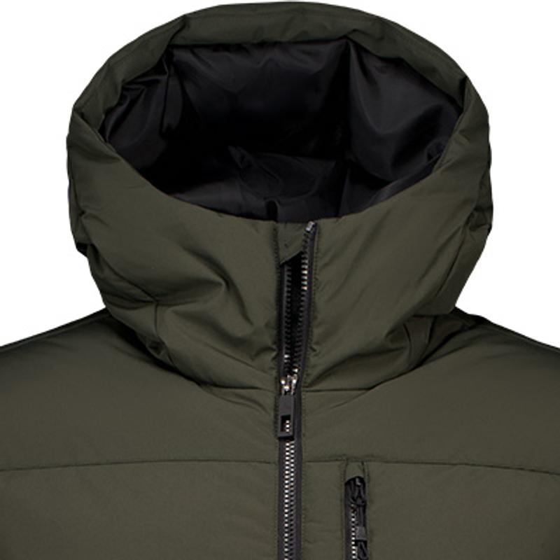 Värmande krage med huva