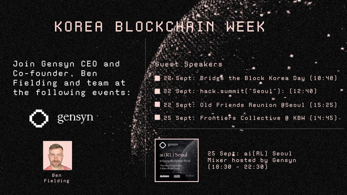 Gensyn — ai(RL) Seoul