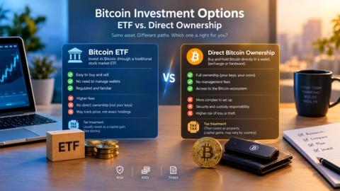 Bitcoin ETF vs. Owning Bitcoin: Pros, Cons & Tax Rules