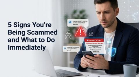 5 Signs You're Being Scammed and What to Do Immediately
