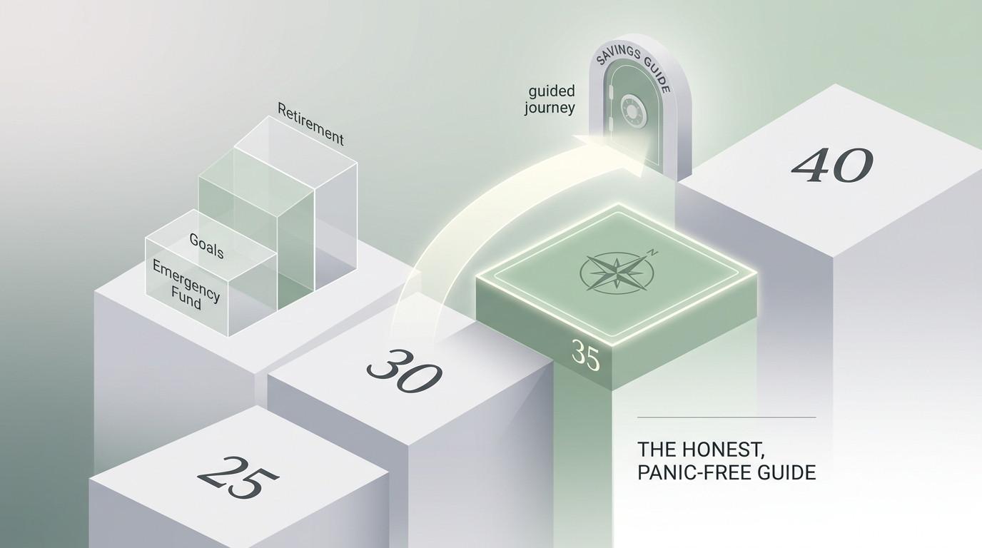 Cover image for: How Much Should You Have Saved by Age 35: The Honest, Panic-Free Guide