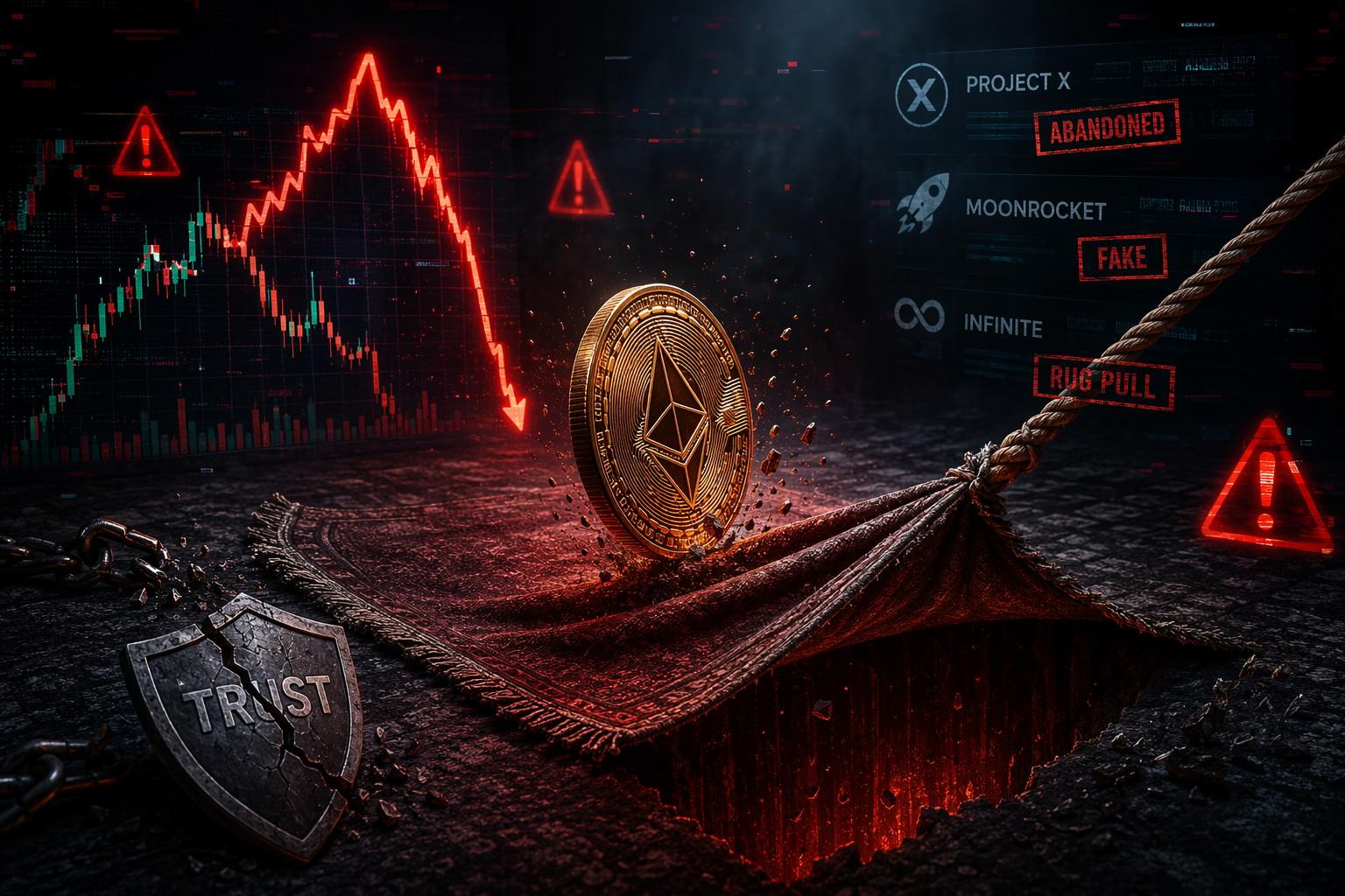 Cover image for: 5 Crypto Rug Pull Scams and the Red Flags That Expose Them