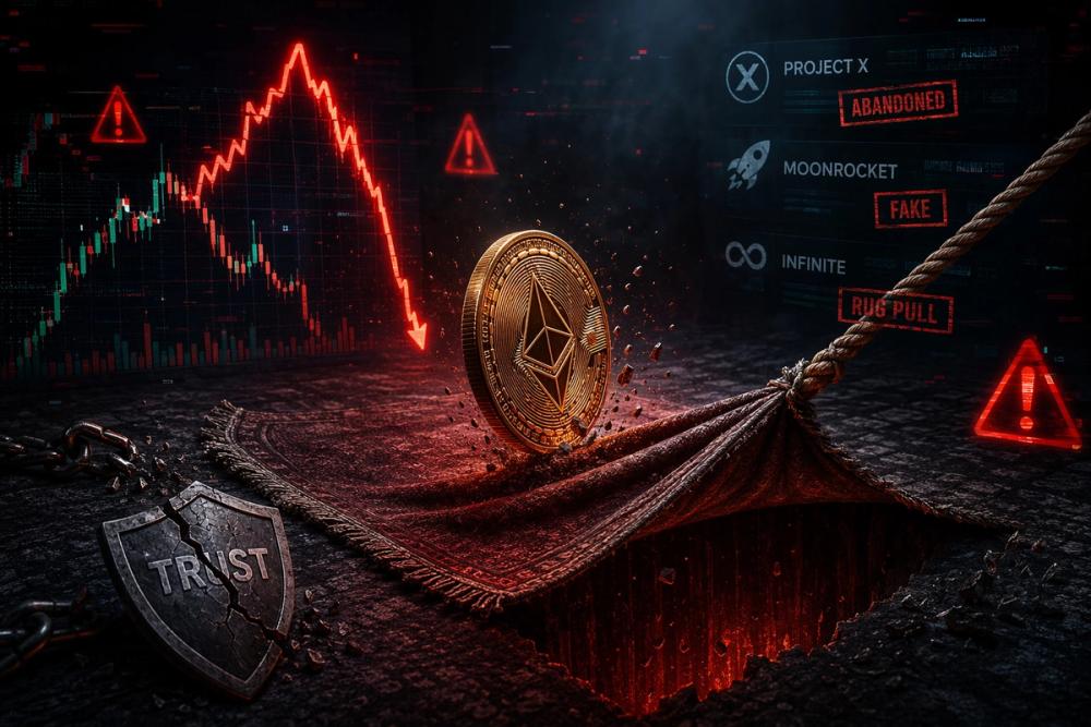 Cover image for: 5 Crypto Rug Pull Scams and the Red Flags That Expose Them
