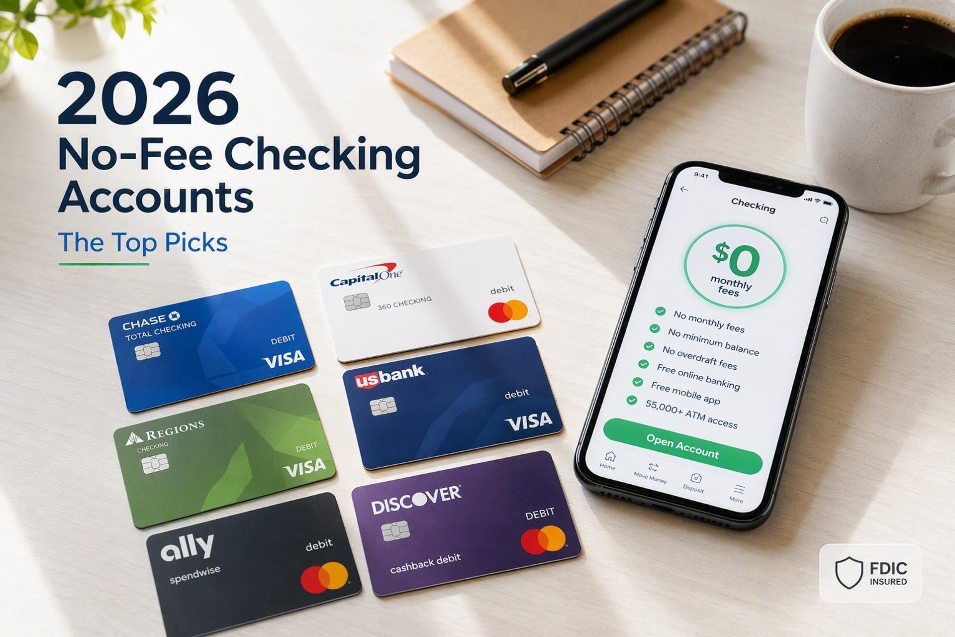 Cover image for: The Best No Fee Checking Accounts in 2026