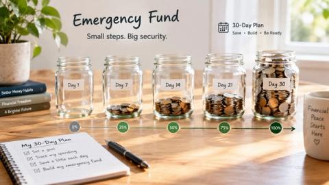 How to Build an Emergency Fund: Easy 30-Day Starter Plan