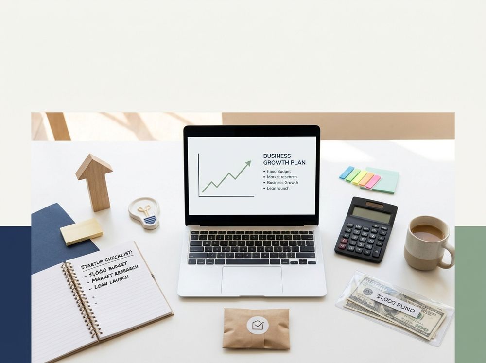 Cover image for: How to Start a Business with $1,000: A Practical Step-by-Step Guide
