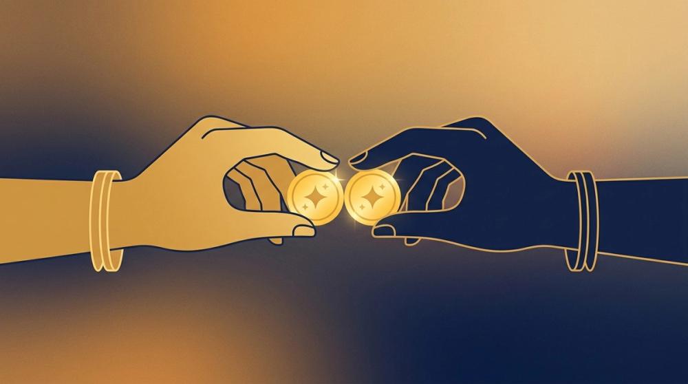 Illustration symbolizing an employer 401(k) matching contribution