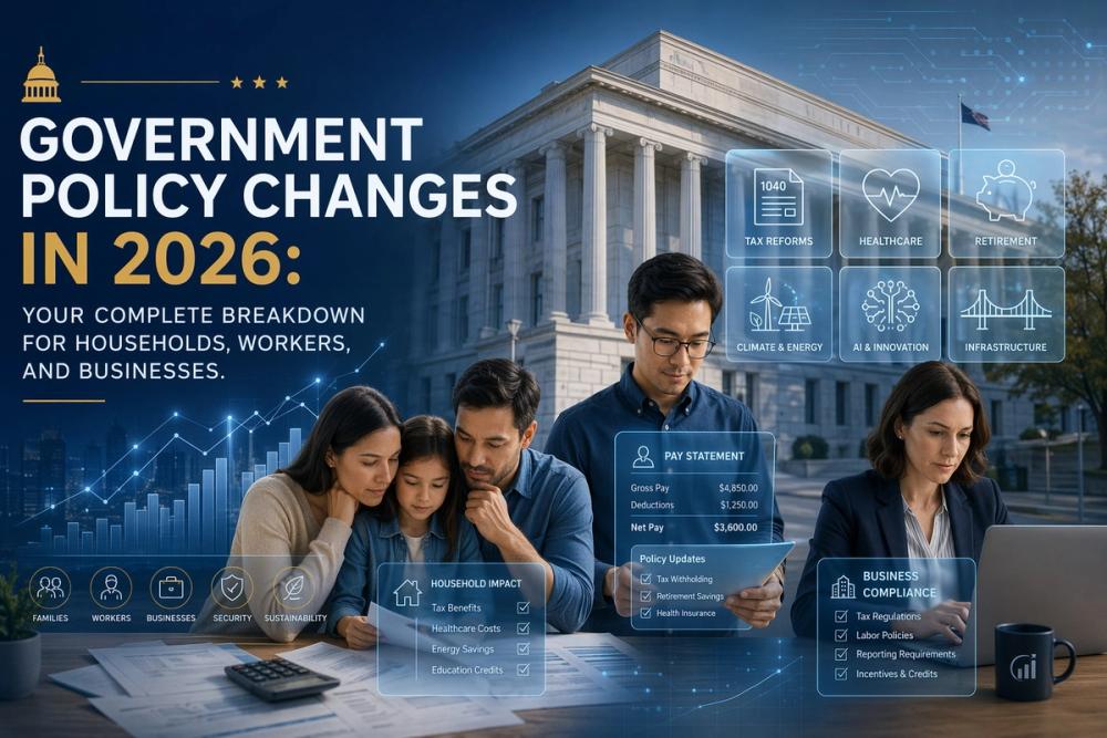 Cover image for: Government Policy Changes in 2026: Your Complete Breakdown for Households, Workers, and Businesses