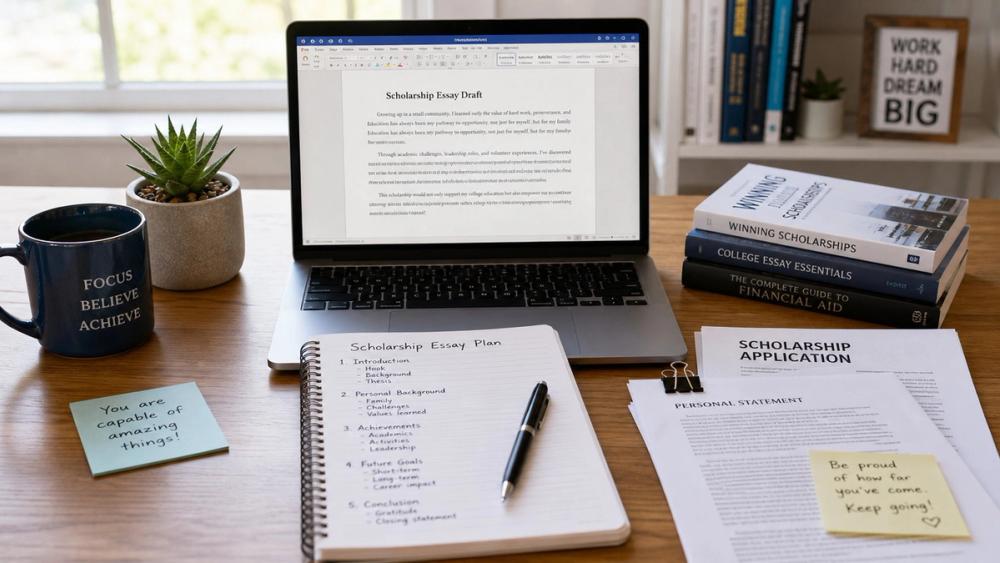 Cover image for: Scholarship Essay Tips: A Step-by-Step Writing Guide