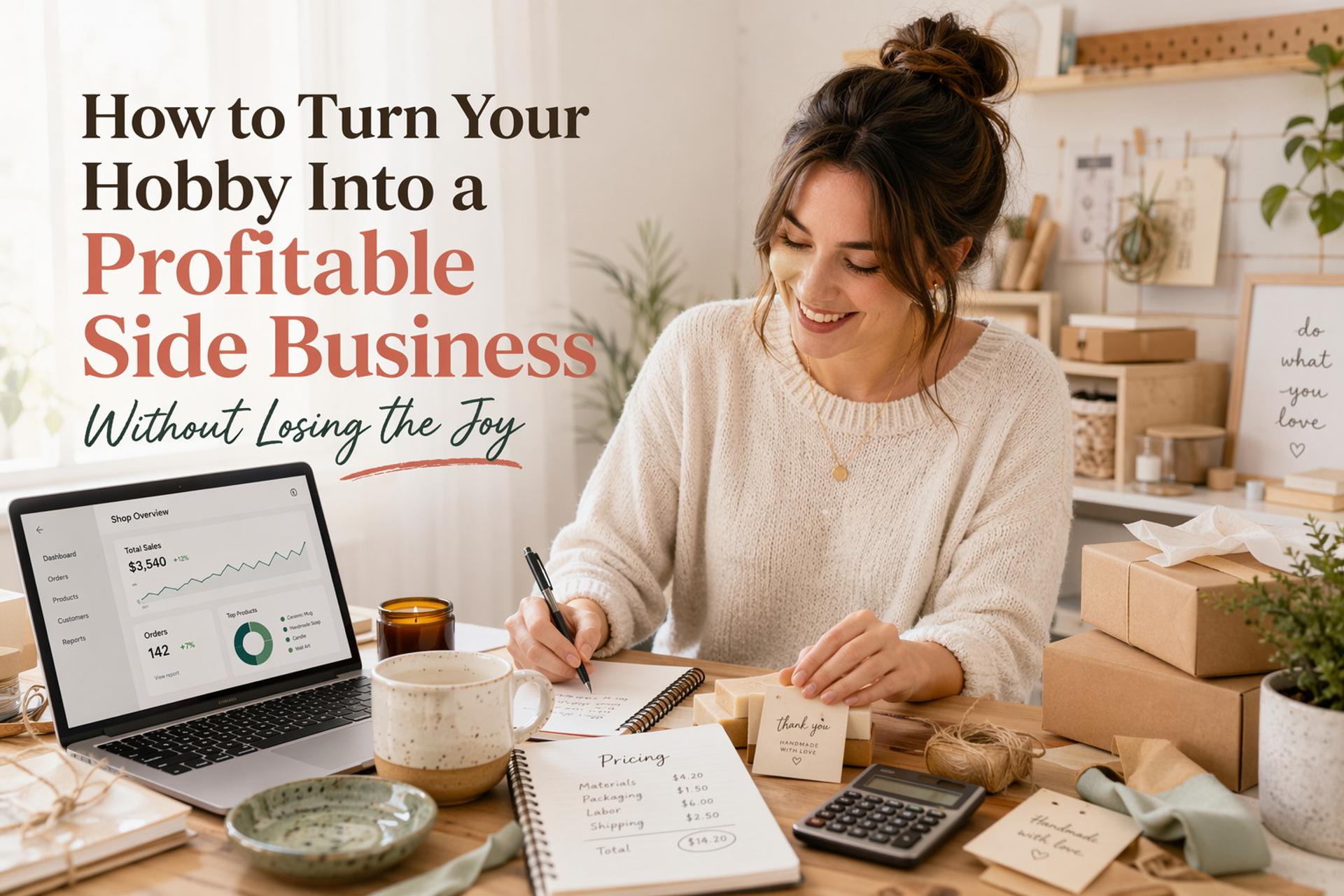 Cover image for: How to Turn Your Hobby Into a Profitable Side Business Without Losing the Joy