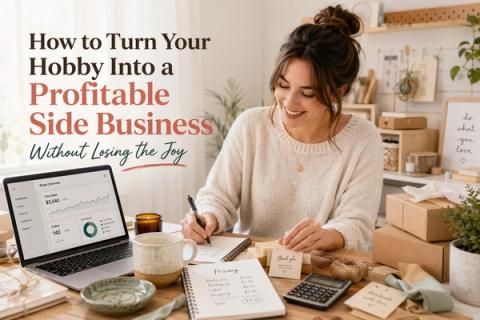How to Turn Your Hobby Into a Profitable Side Business