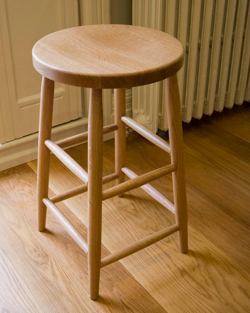 stool oak kitchen 001