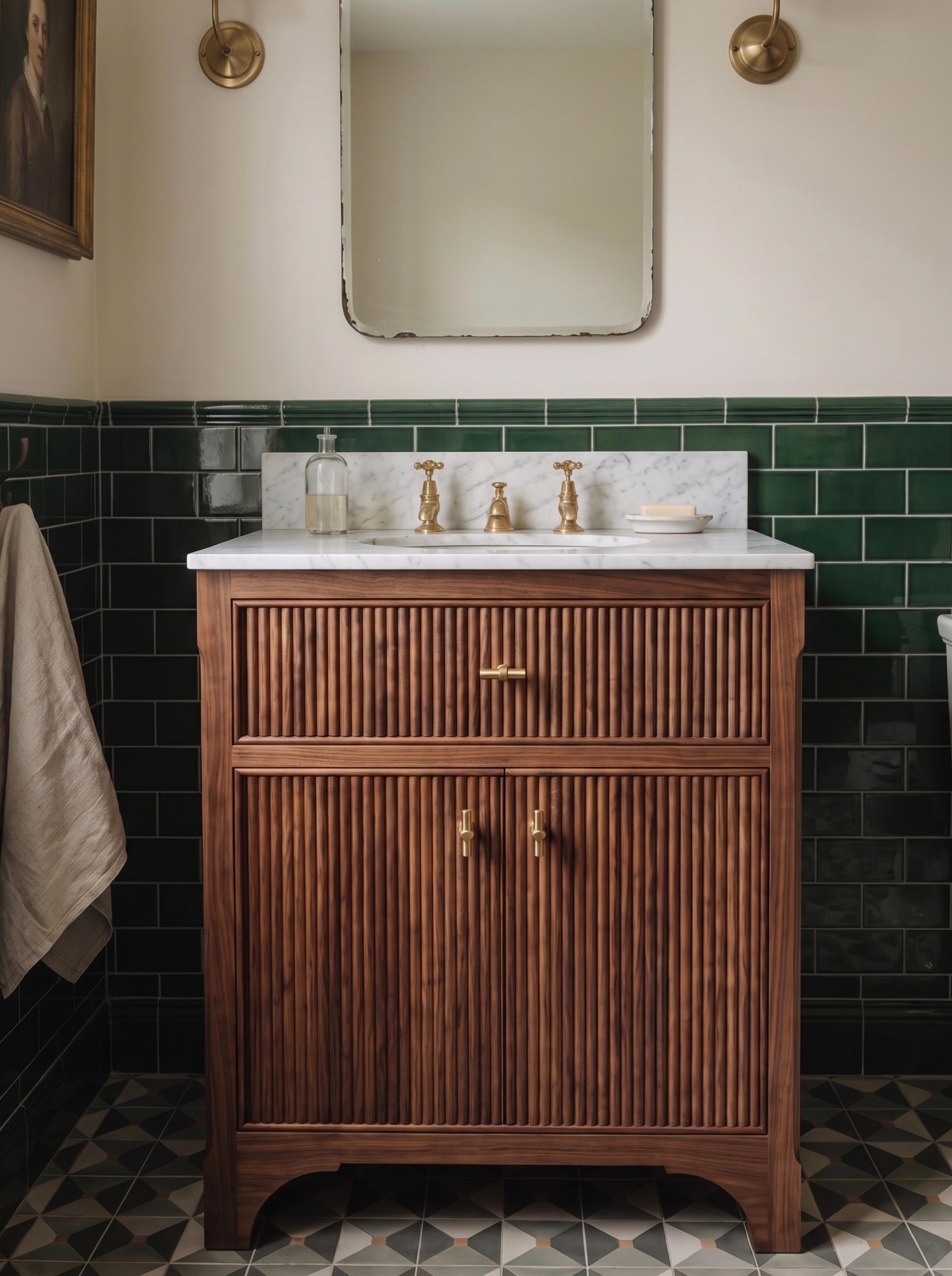 Winchester Single Basin Walnut