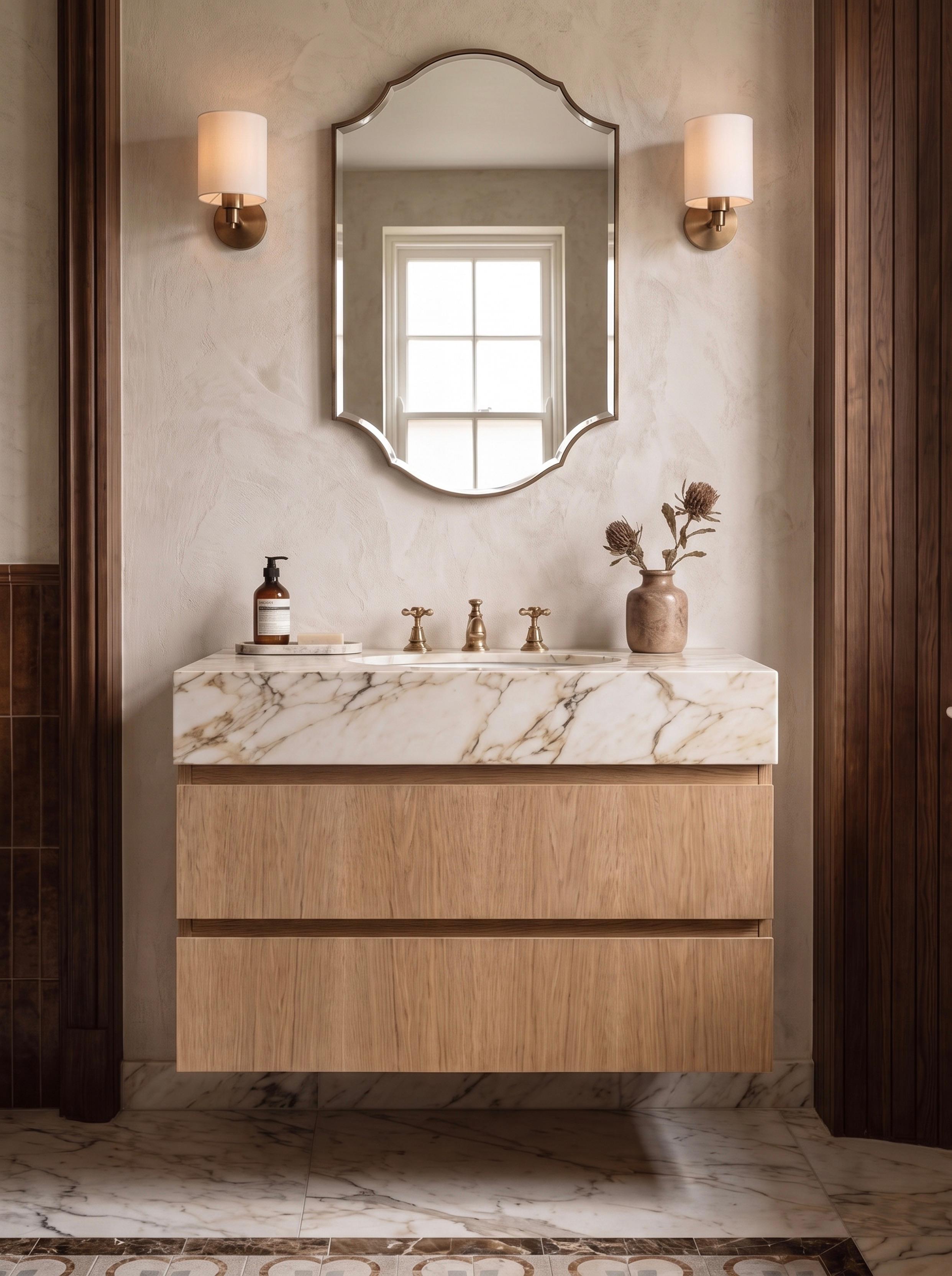 Pembroke Single Basin Oak