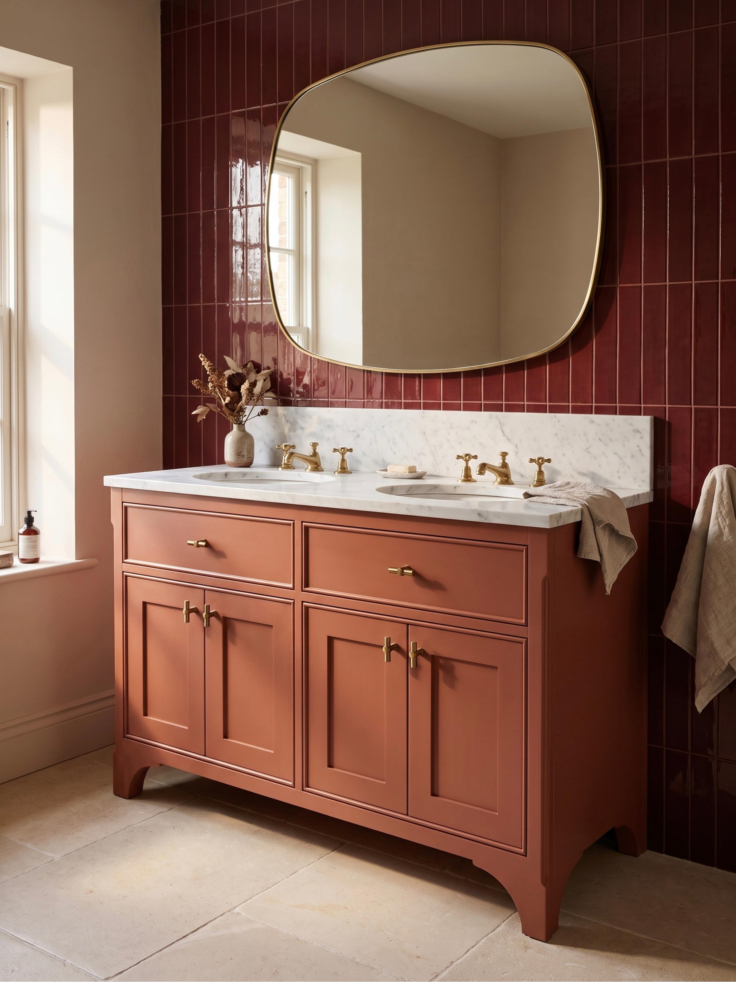 Oxford Double Basin Painted Angled