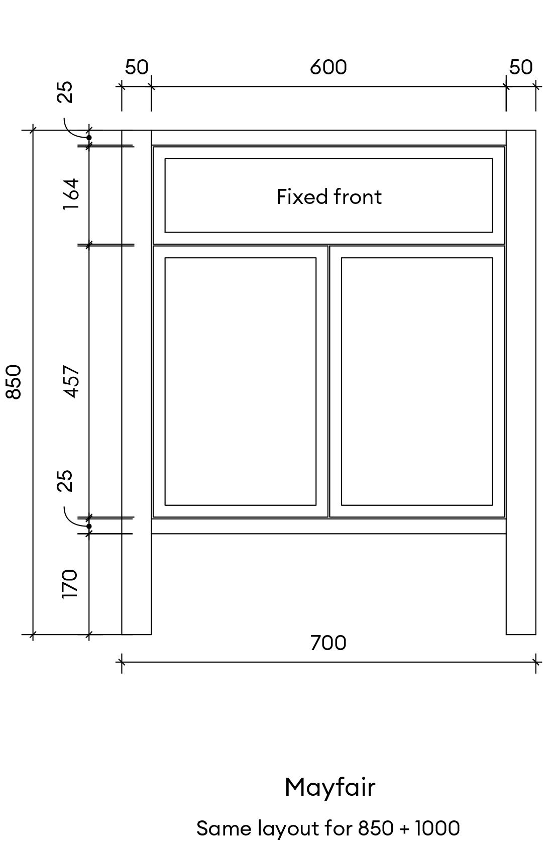 Mayfair Single Diagram