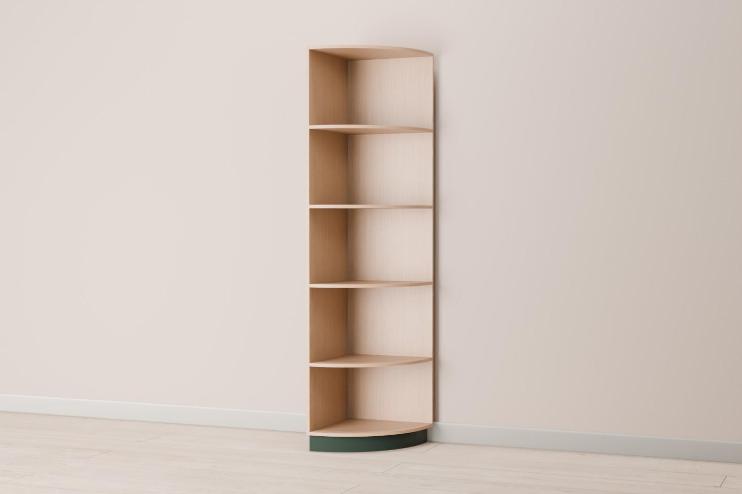 Tall Open Curved Cabinet