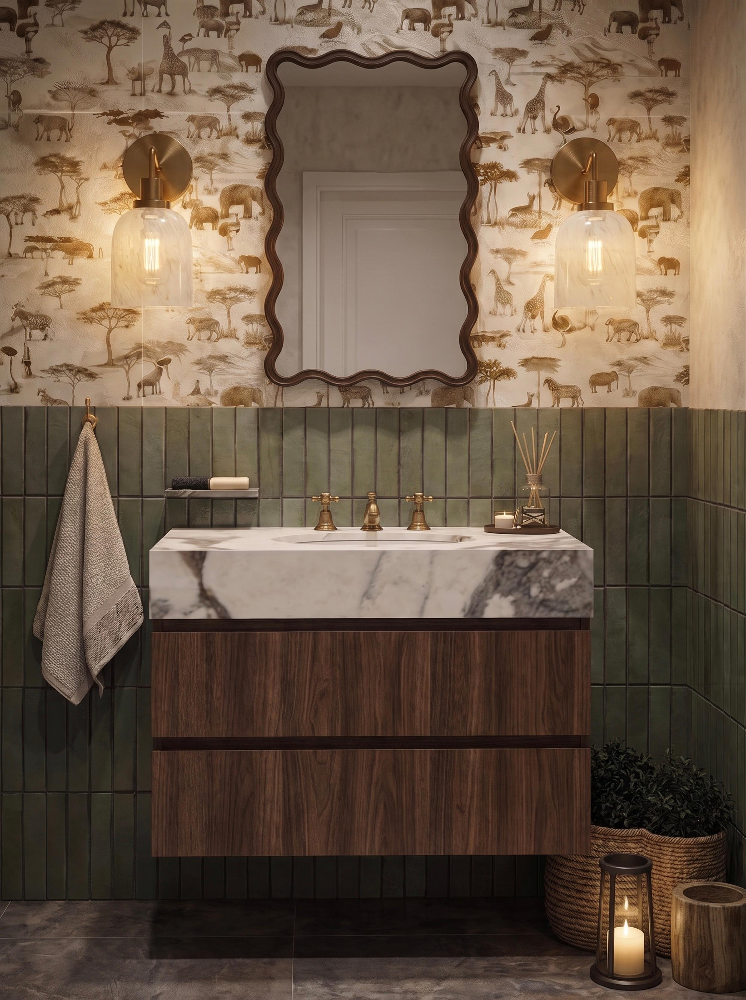 Pembroke Single Basin Walnut