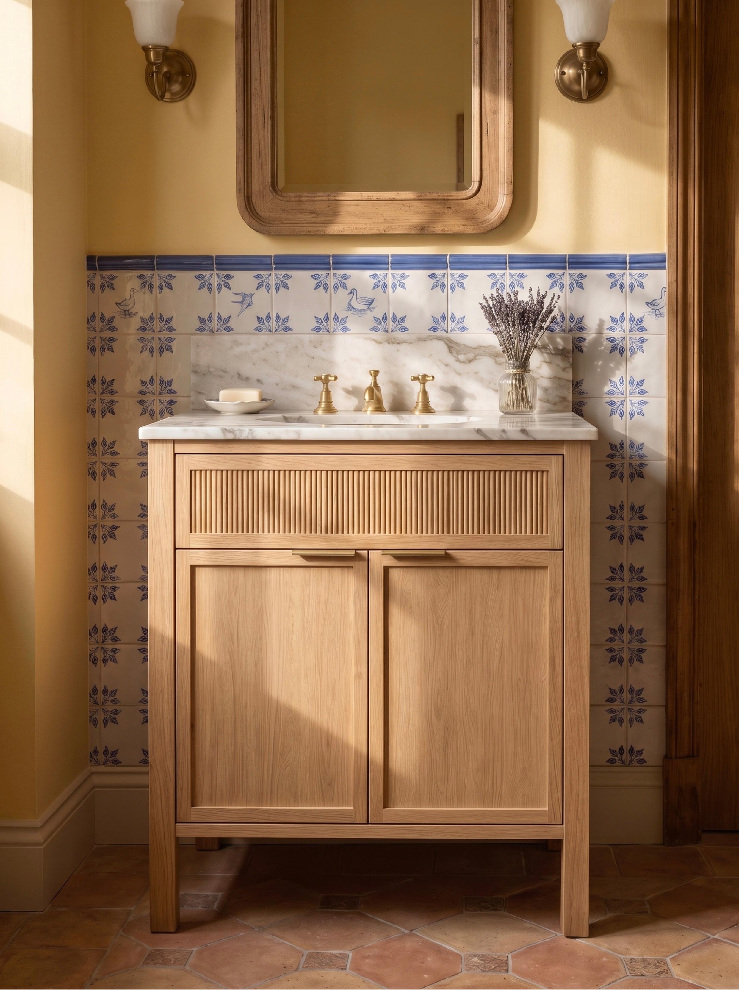 Farringdon Single Basin Oak