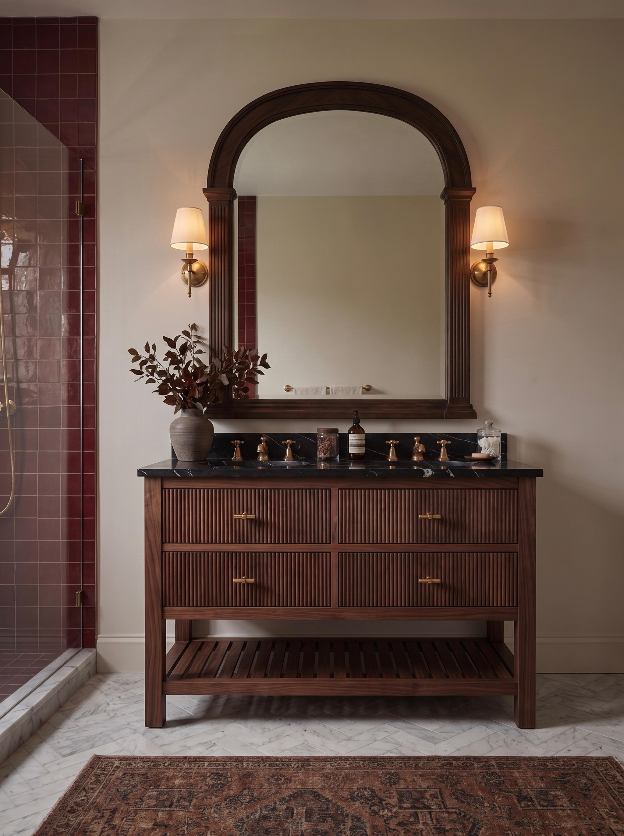 Chilton Double Basin Walnut