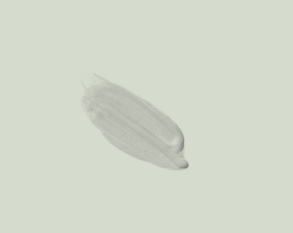 A blob of Misted Fen paint on a background of the same color
