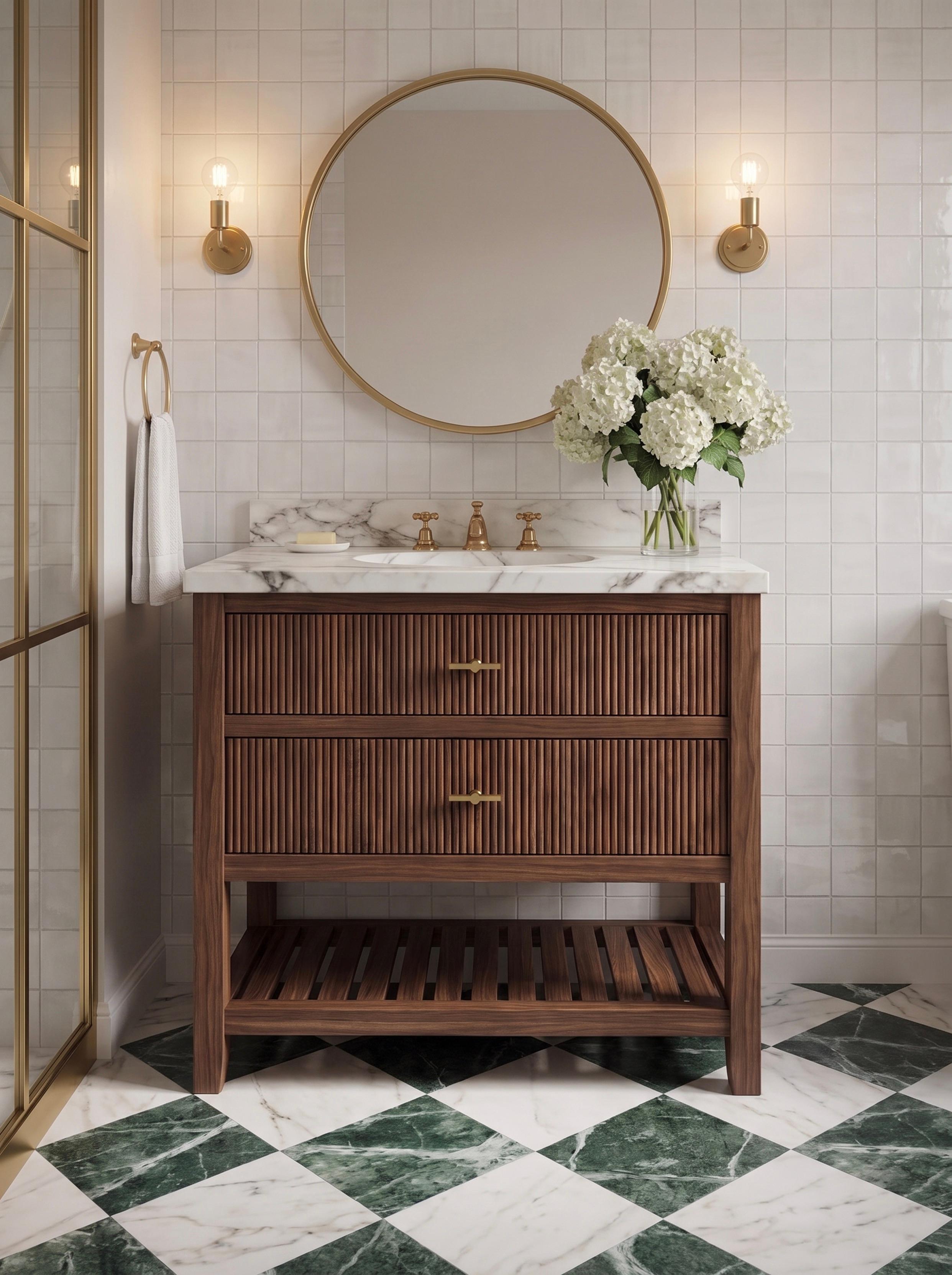 Chilton Single Basin Walnut