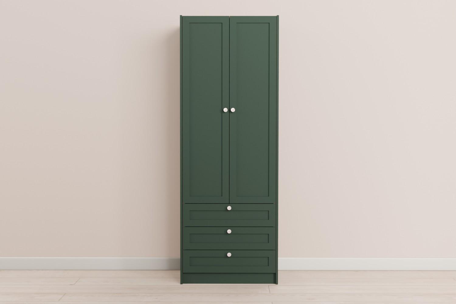 Bespoke Double Wardrobe with 3 Drawers