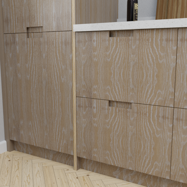 Brushed Limed Grain Oak Scandi Midgard Front