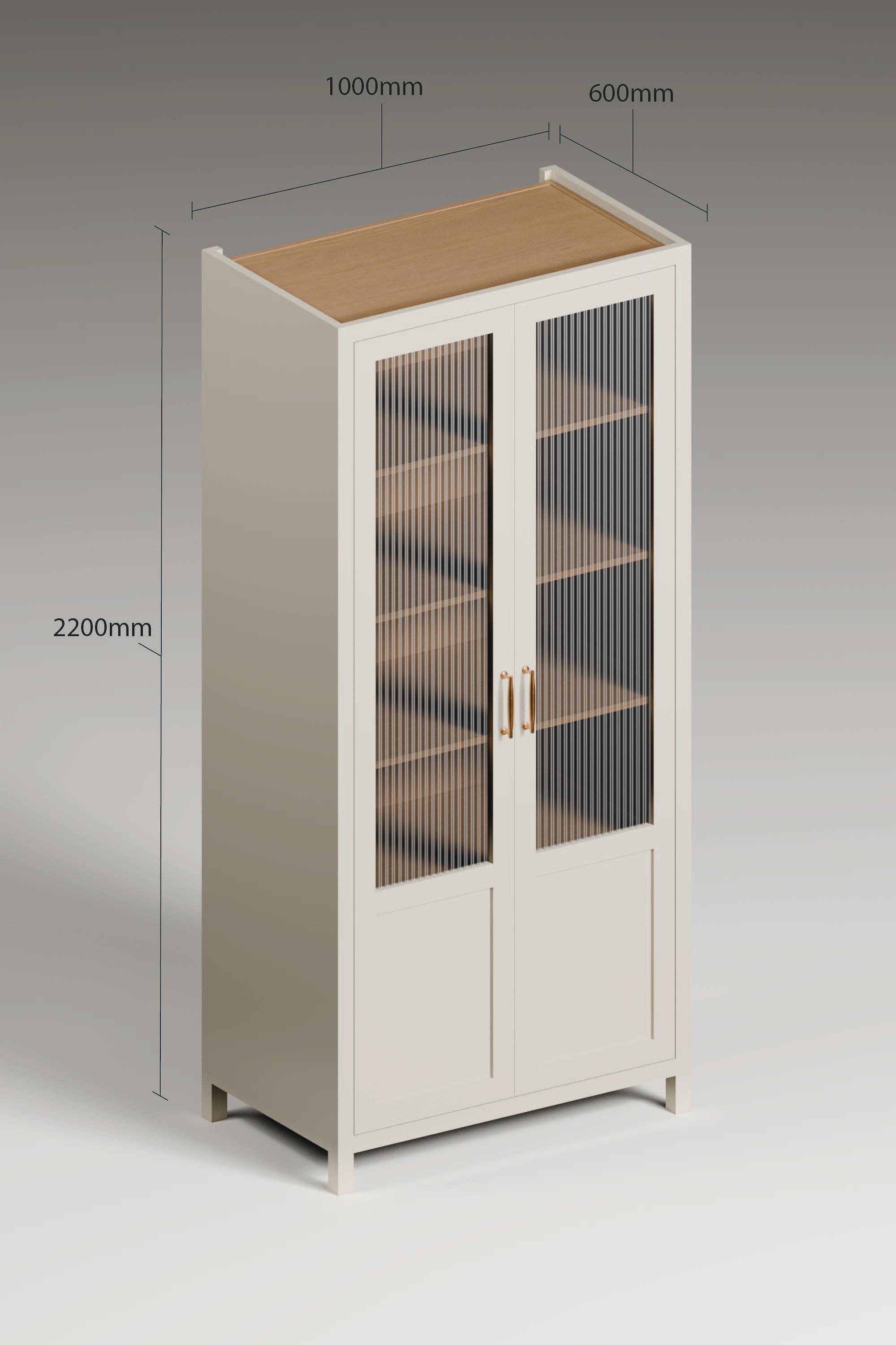 Langham Double Larder with Shelves