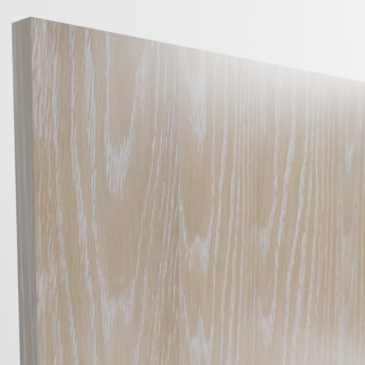 Brushed Limed Grain Oak Front