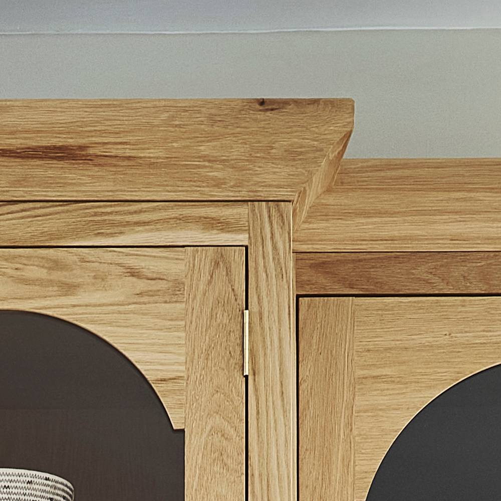 A close-up of cornice