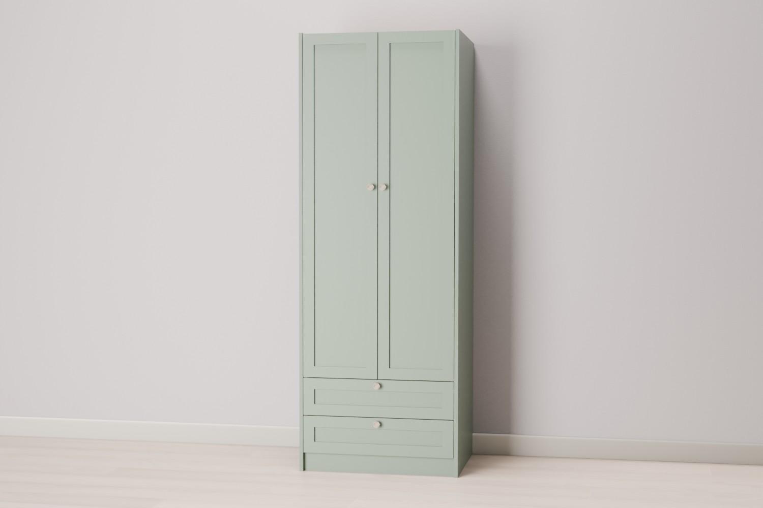 Bespoke Double Wardrobe with 2 Drawers