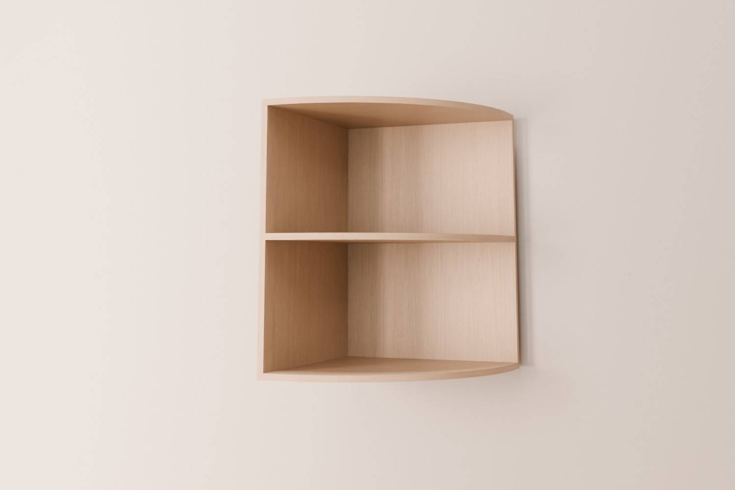 Open Curved Wall Cabinet