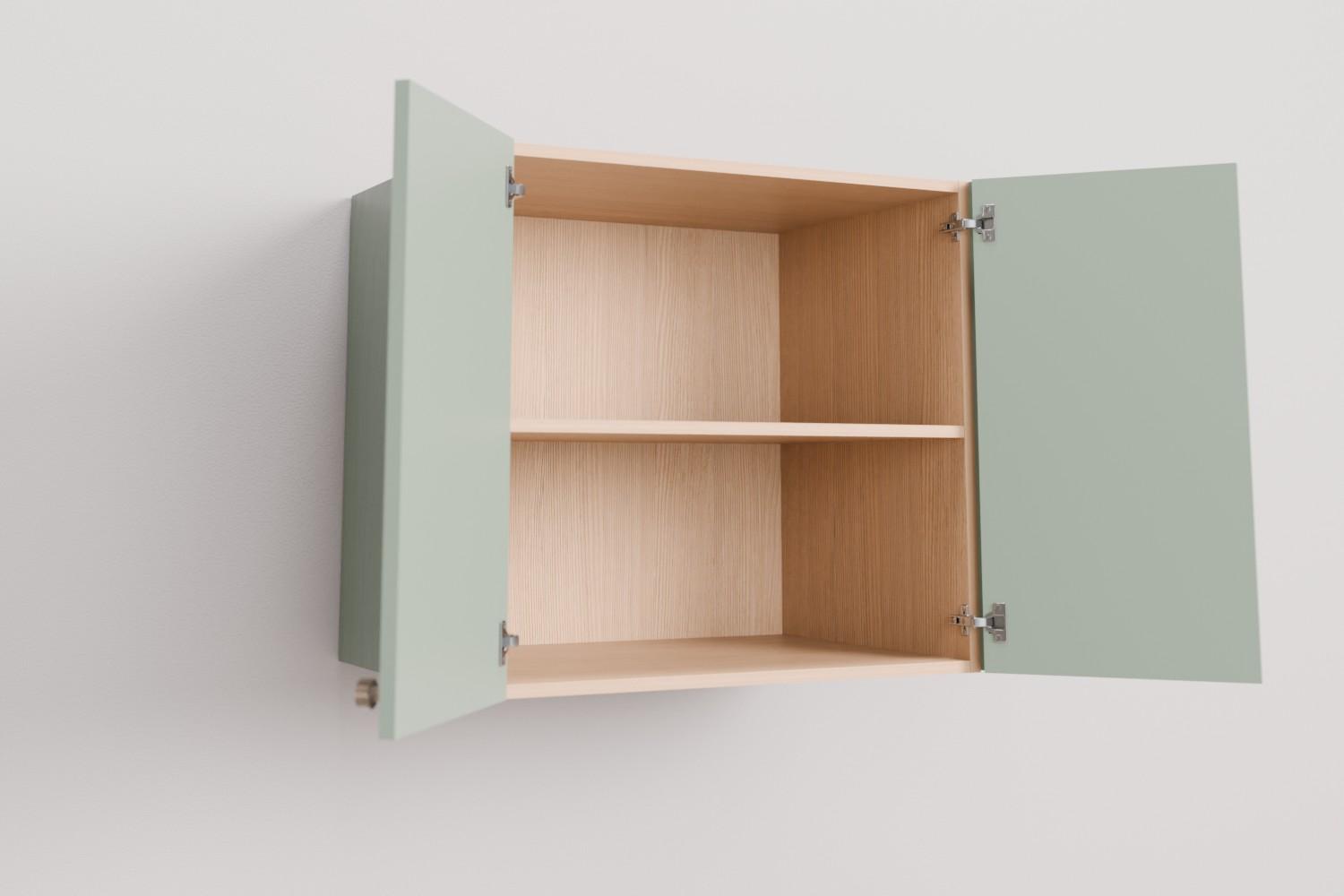Double Fridge Top Cabinet