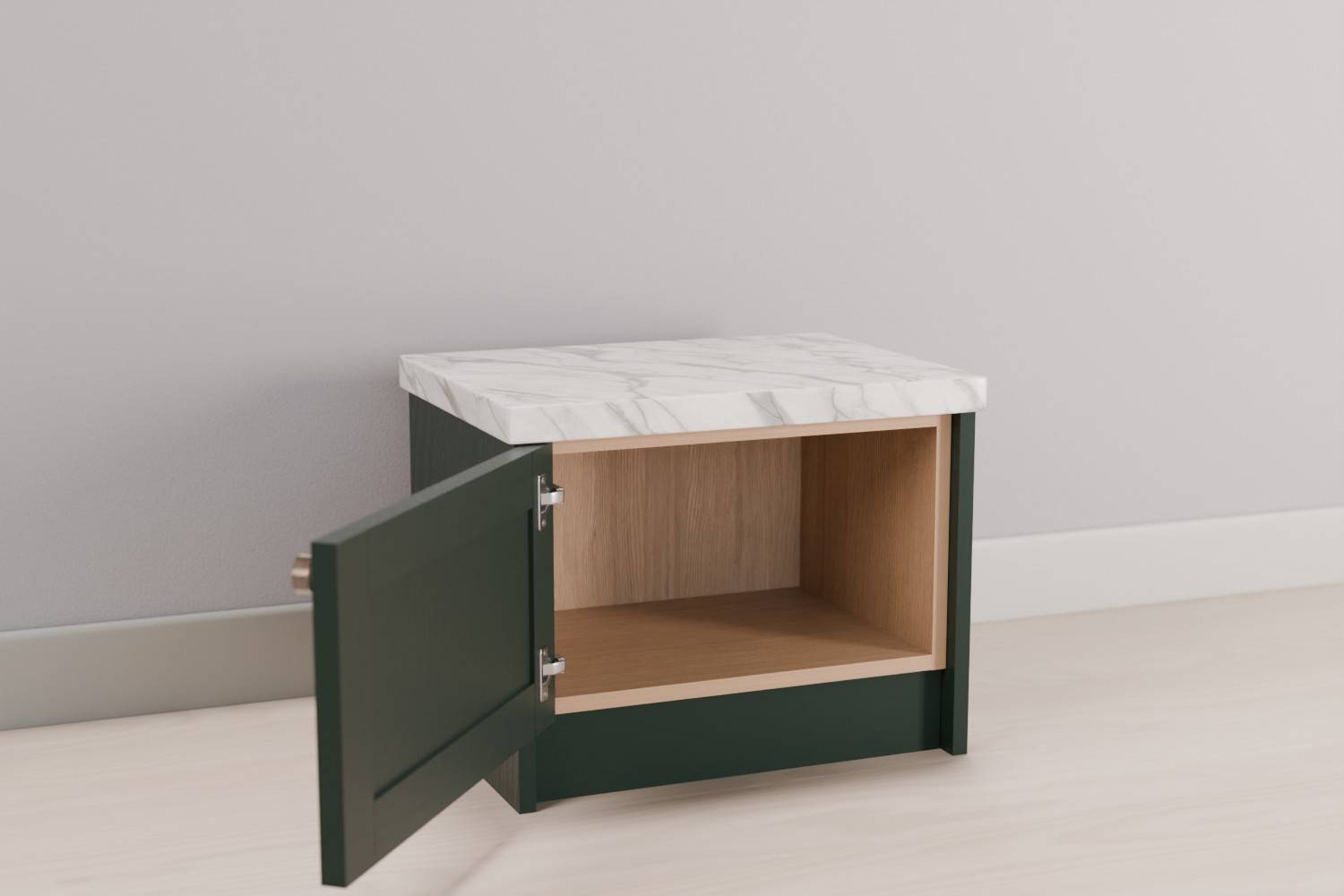 Single Door Bench Cabinet