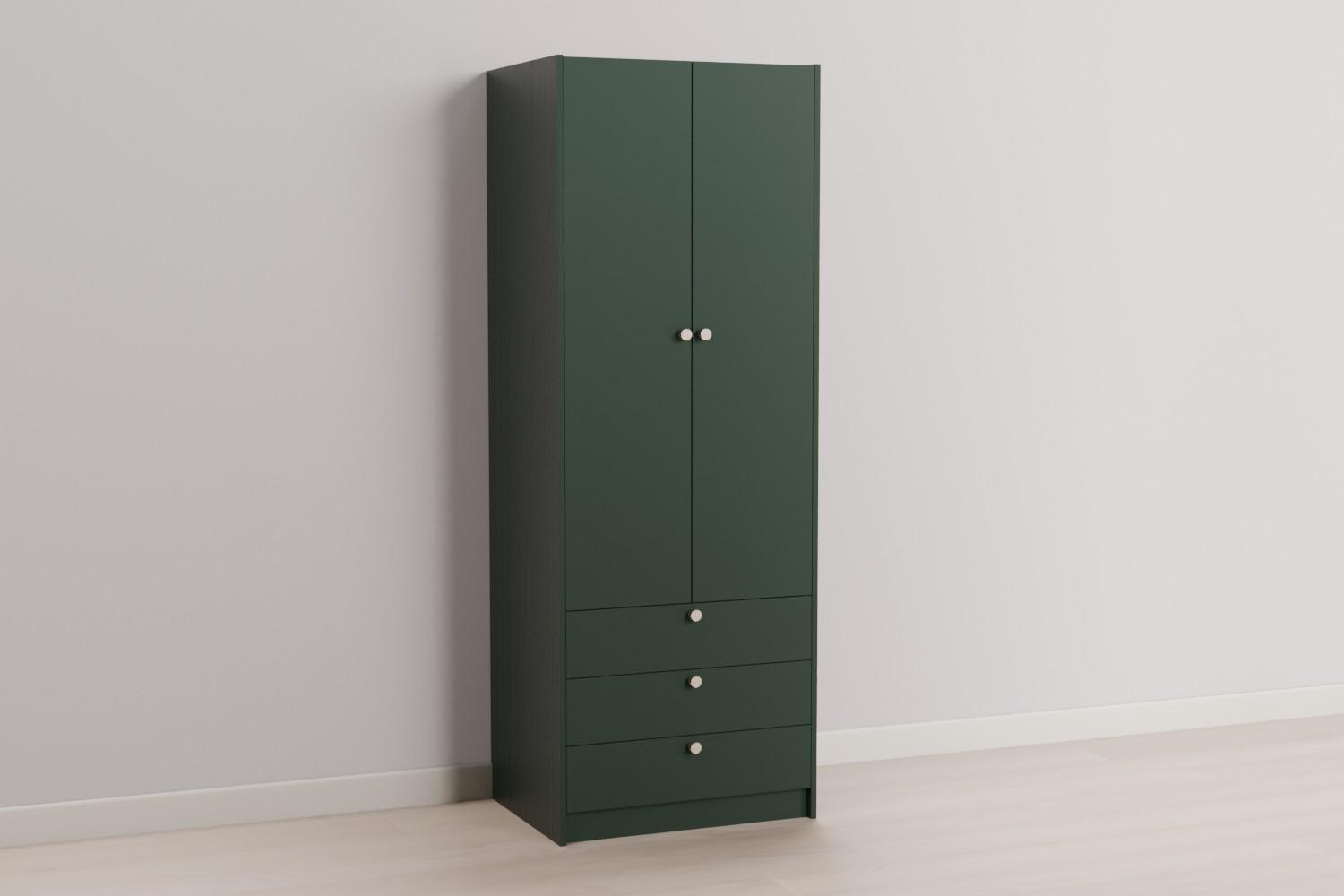 Bespoke Double Wardrobe with 3 Drawers